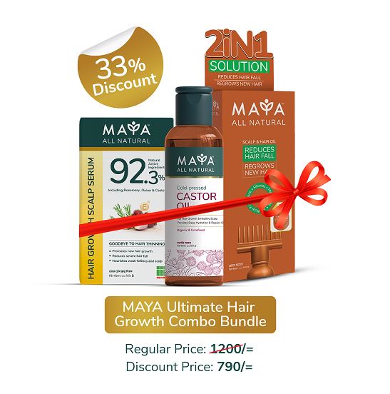 MAYA Ultimate Hair Growth Combo Bundle