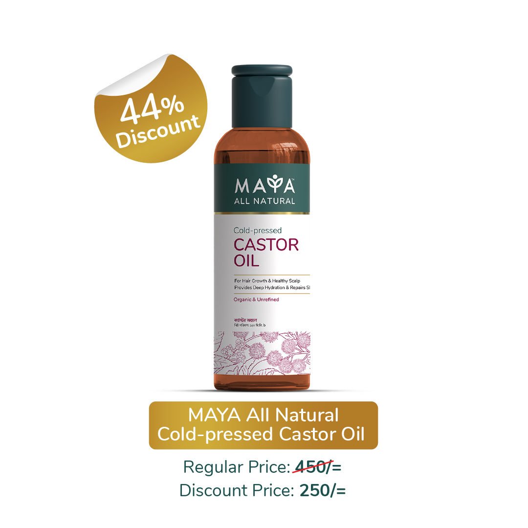 MAYA All Natural Cold-pressed Castor Oil