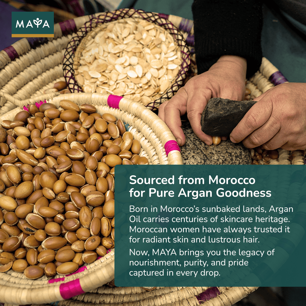 MAYA All Natural Moroccan Argan Oil--6