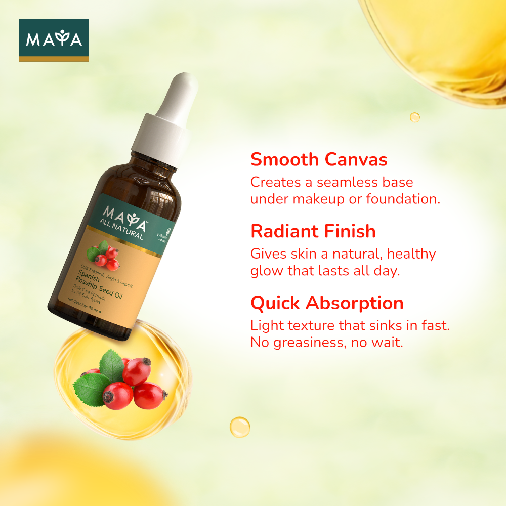 MAYA All Natural Spanish Rosehip Seed Oil--4