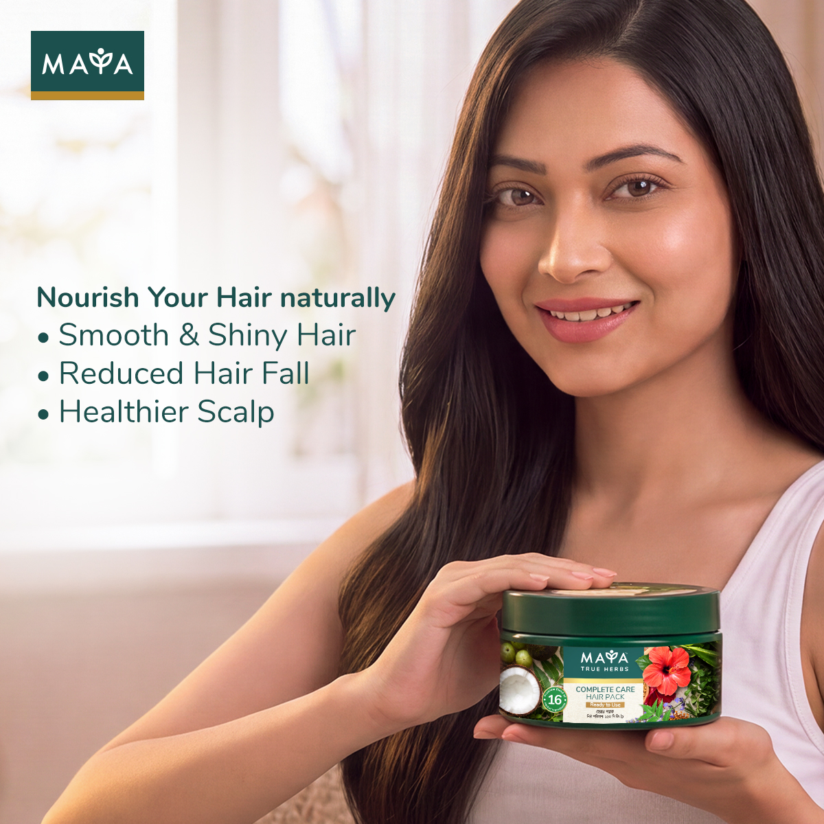 MAYA Ready to Use Complete Care Hair Pack--4