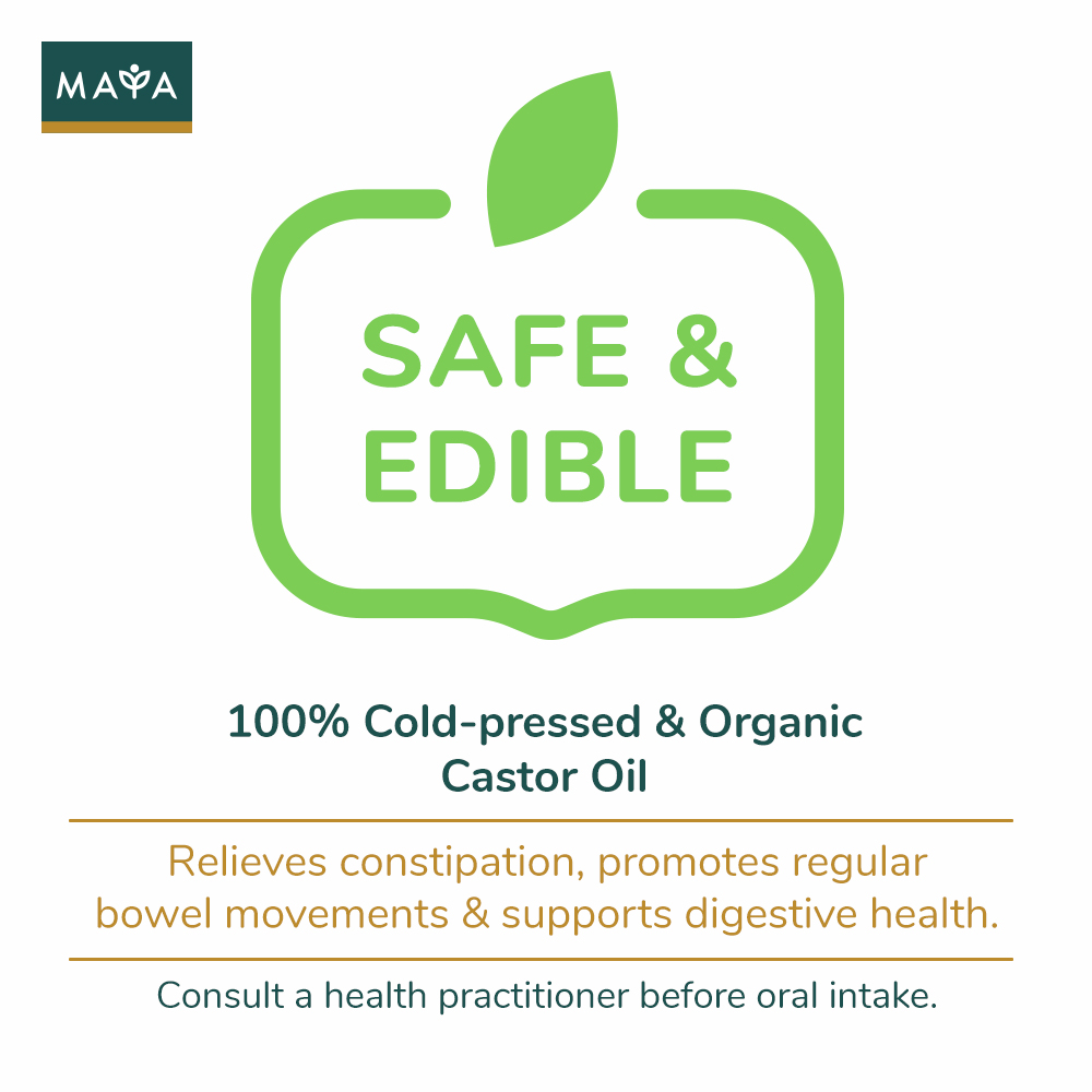 MAYA All Natural Cold-pressed Castor Oil--4