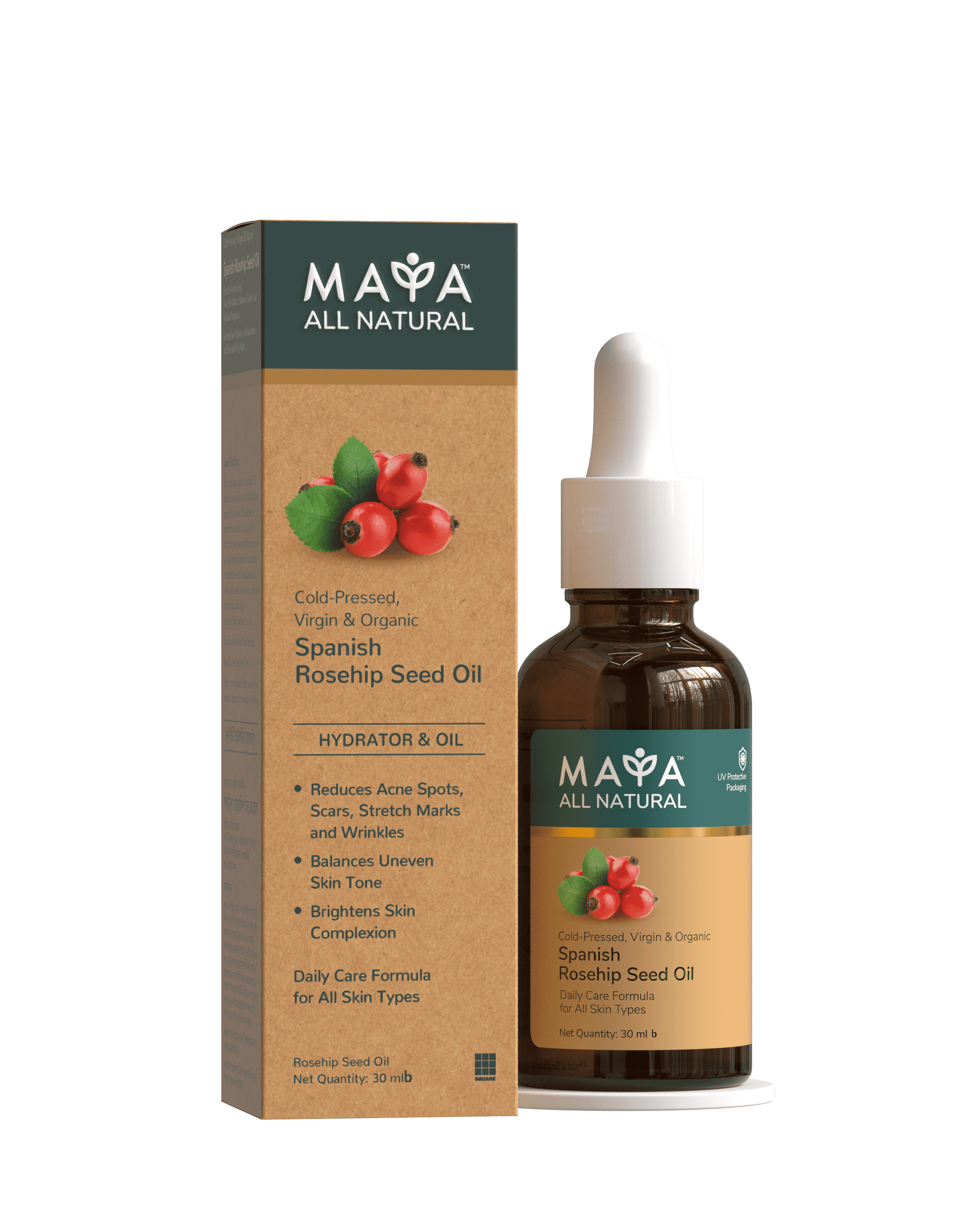 MAYA All Natural Spanish Rosehip Seed Oil
