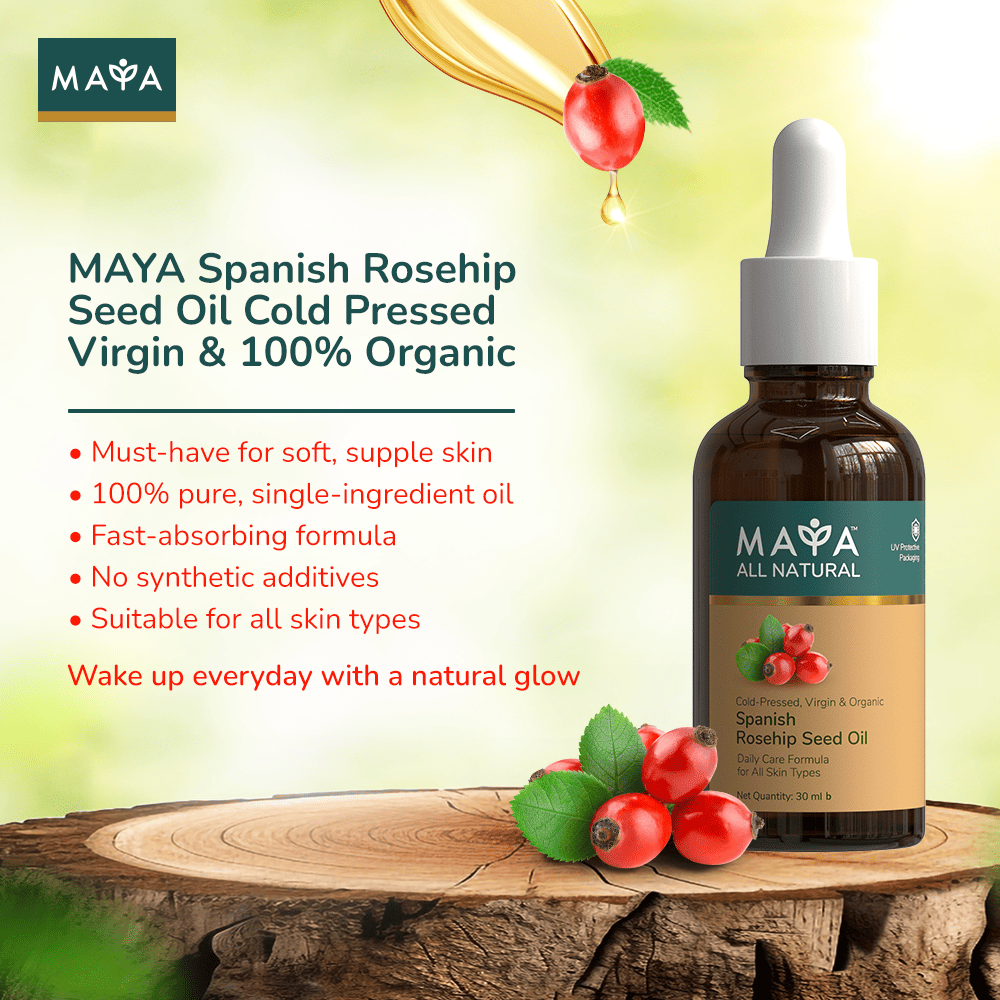 MAYA All Natural Spanish Rosehip Seed Oil--1