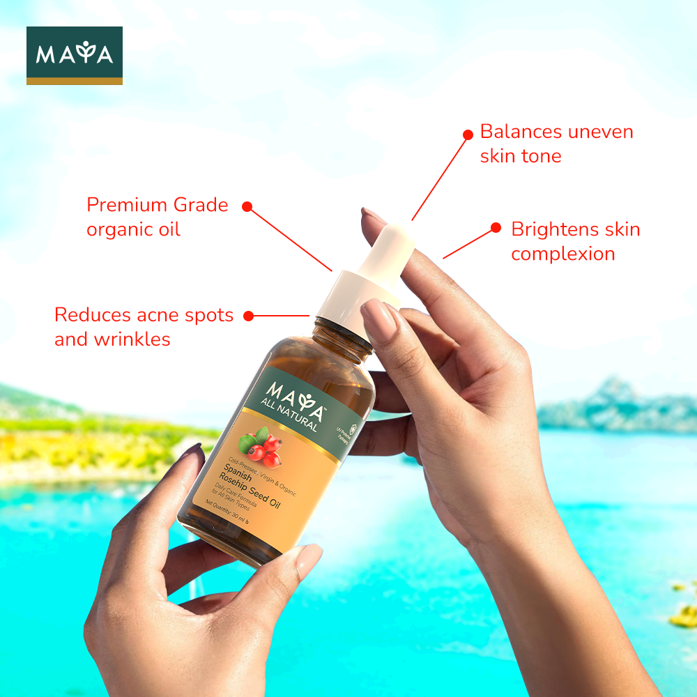 MAYA All Natural Spanish Rosehip Seed Oil--5