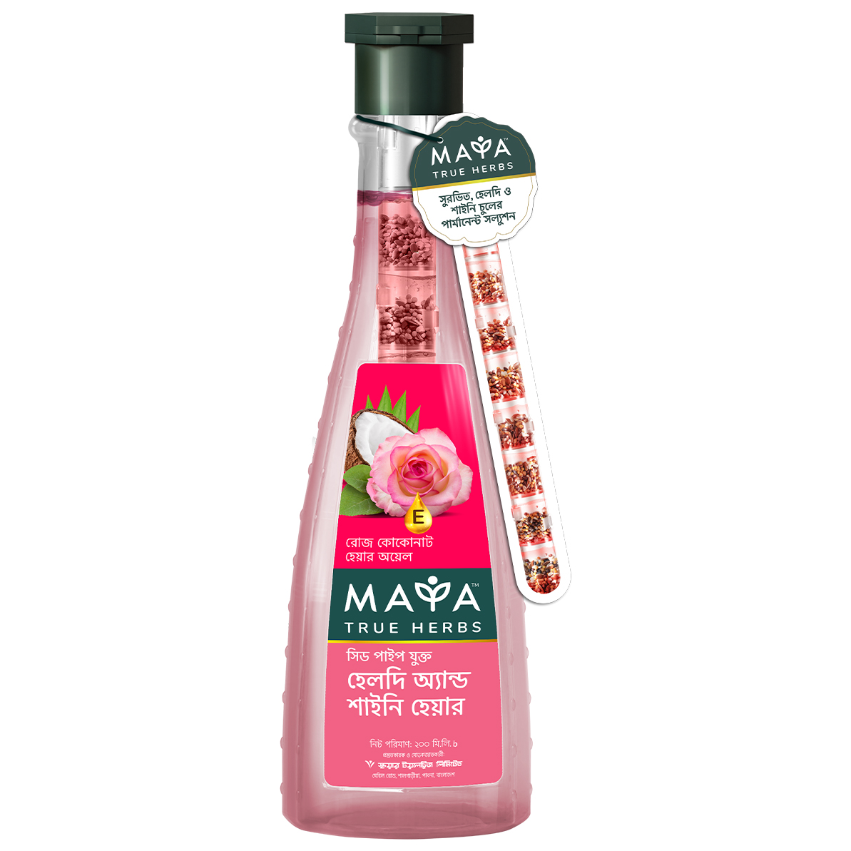 MAYA Rose Coconut Hair Oil