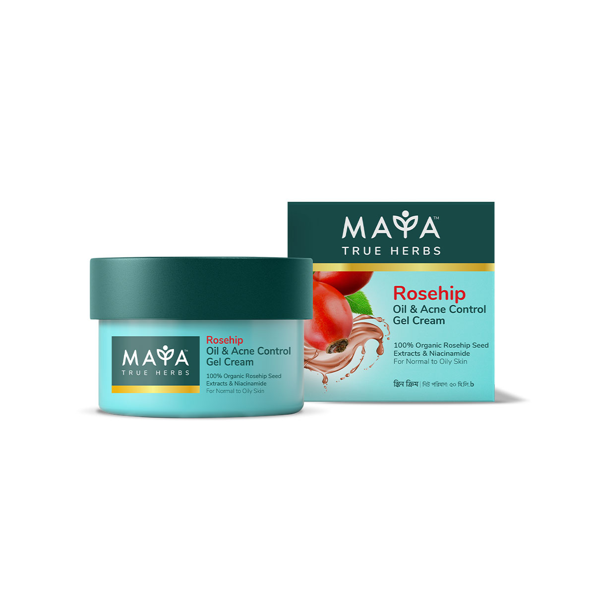 MAYA Rosehip Oil & Acne Control Gel Cream