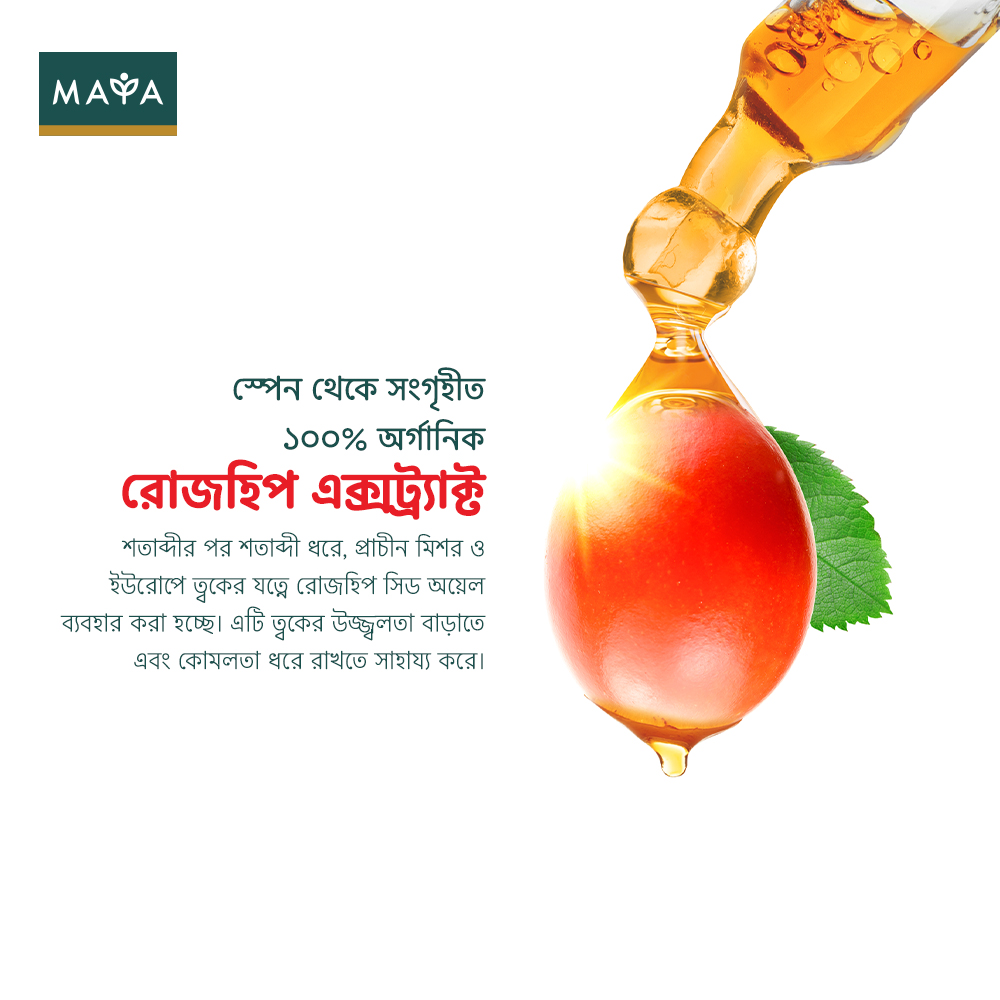 MAYA Rosehip Oil & Acne Control Gel Cream--4