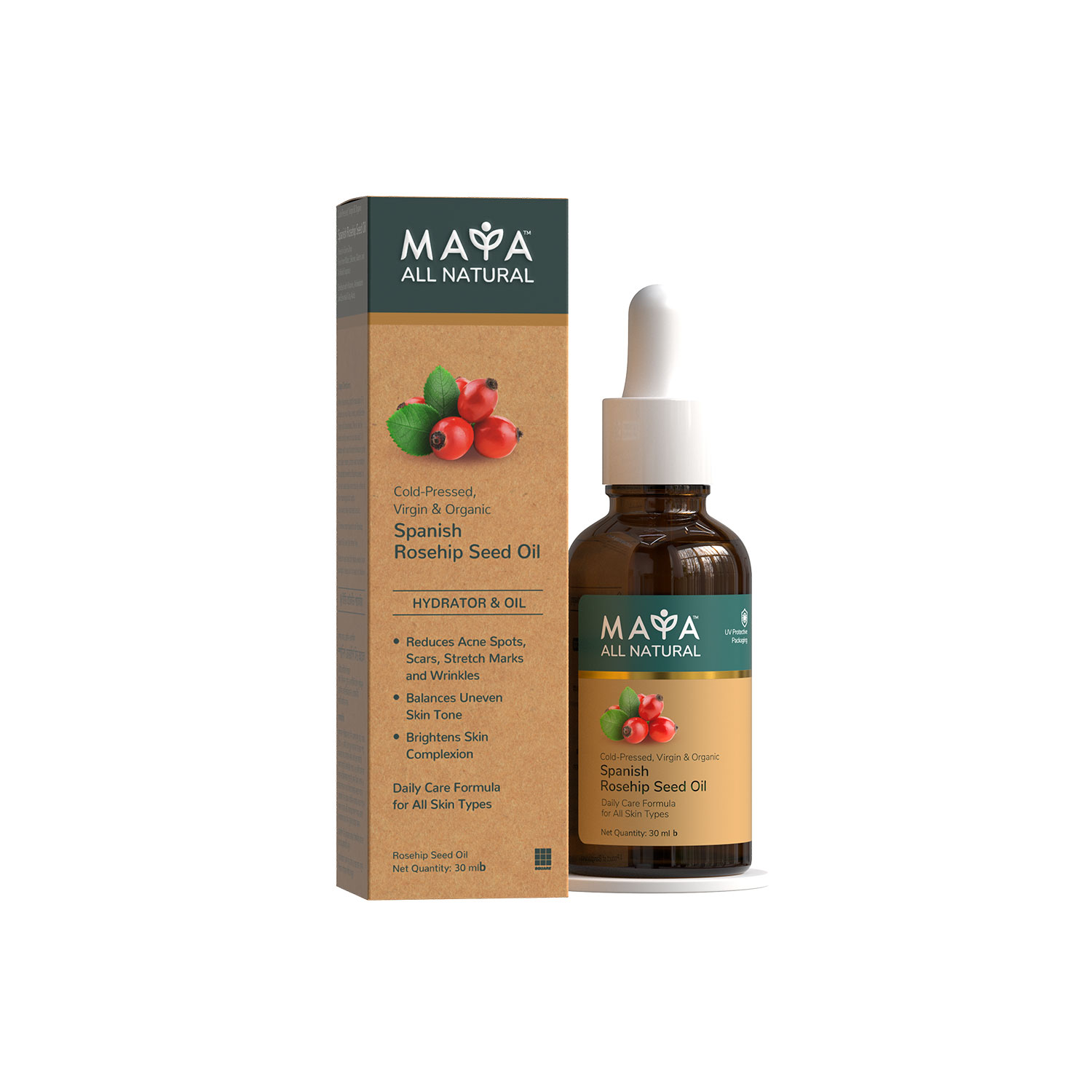 MAYA All Natural Spanish Rosehip Seed Oil