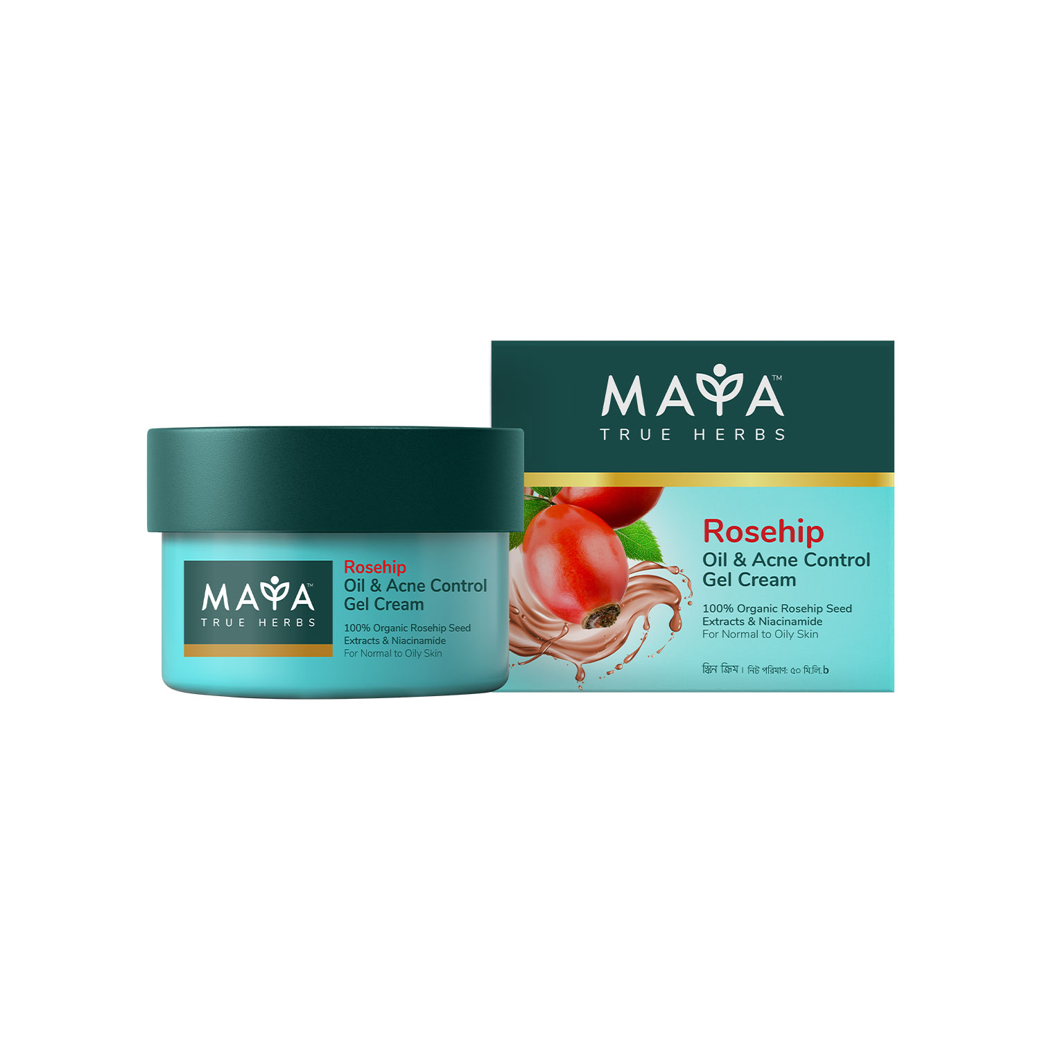 MAYA Rosehip Oil & Acne Control Gel Cream